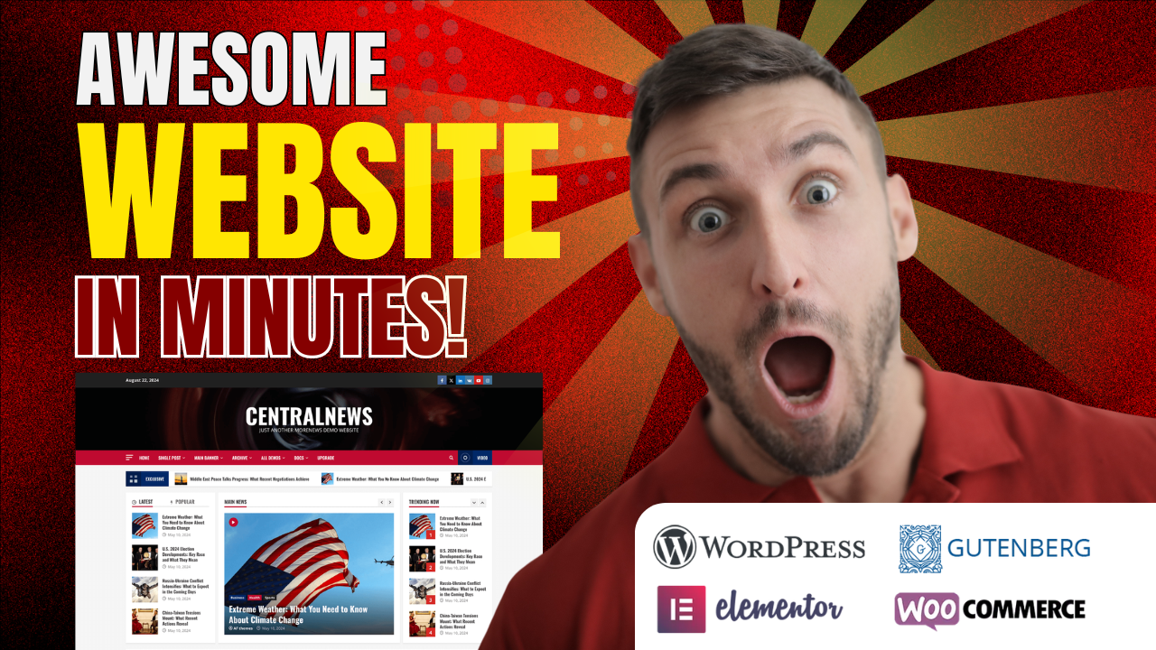 How to Setup a News Website in 3 Minutes - no code