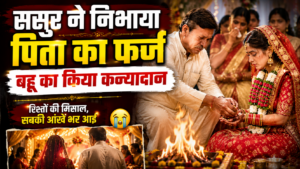 ससुर ने बहू का किया कन्यादान
