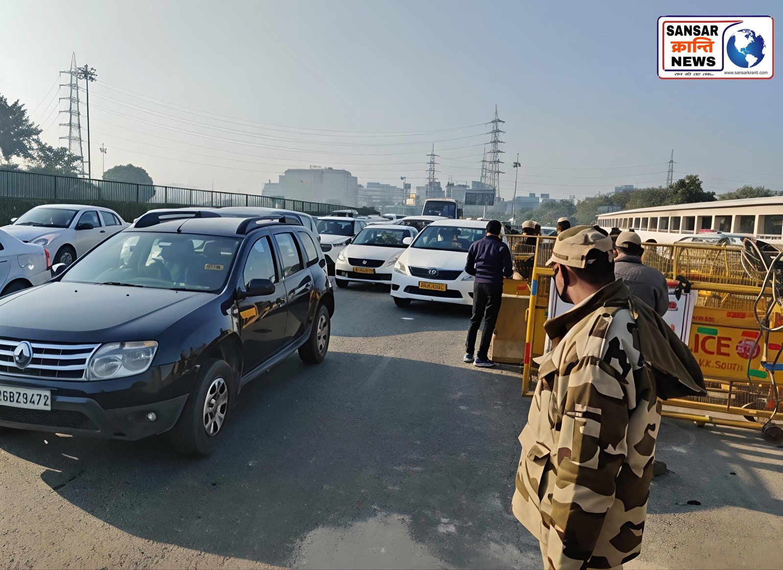 हरियाणा से दिल्ली आने वालों पर पुलिस की पैनी नजर, आखिर दिल्ली में क्या होने वाला है?